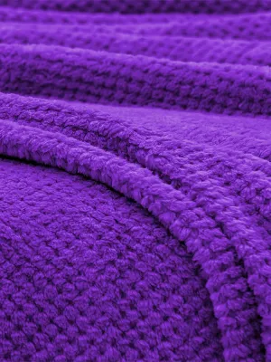 LINO Κουβέρτα Υπέρδιπλη (220x240) Fleece Napnest Μωβ