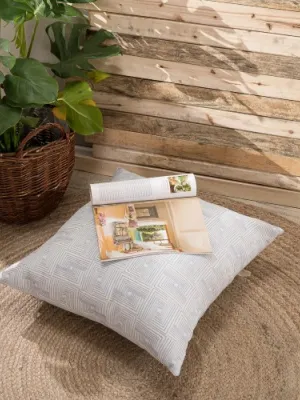 Μαξιλαροθήκη Messina 05 - 65x65cm δαπέδου με γέμιση 