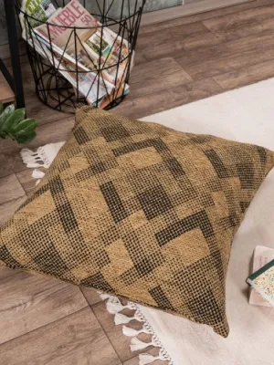 Μαξιλαροθήκη Bronx 08 - 65x65cm δαπέδου με γέμιση 