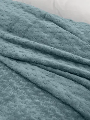 LINO Κουβέρτα Υπέρδιπλη (220x240) Flannel Lofti Ντένιμ