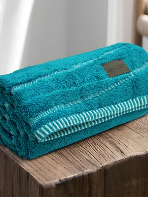 LINO Πετσέτα Προσώπου (50x100) Loomline Πετρόλ