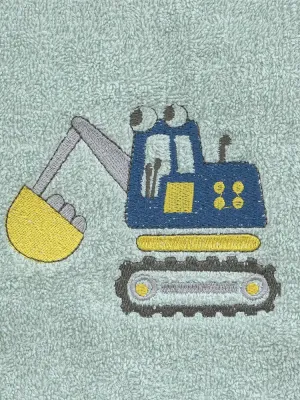 LINO Σετ Πετσέτες Παιδικές 2 τμχ (50x90,70x140) Trattore Μέντα