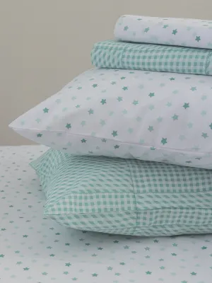 Σεντόνι Κούνιας 70x140+20 BB101 AQUA Με Λάστιχο