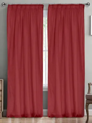 LINO ΚΟΥΡΤΙΝΑ LINE ΜΕ ΤΡΕΣΑ 401 RED 145X295