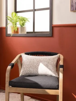 Μαξιλαροθήκη Charlotte 01 - 65x65cm δαπέδου με γέμιση 