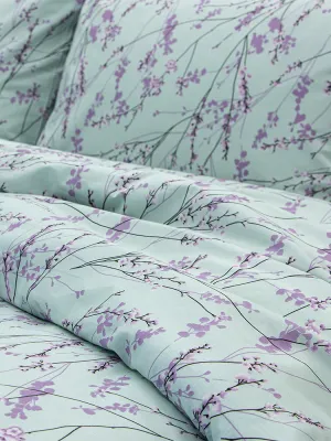 LINO Σετ Σεντόνια Με Λάστιχο (105x200+32) Amandes Λιλά