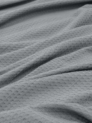 LINO Κουβέρτα Ημίδιπλη (170x240) Πικέ Cocoon Γκρι