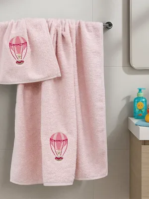 LINO Σετ Πετσέτες Παιδικές 2 τμχ (50x90,70x140) Paloncino Ροζ