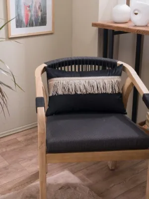 Μαξιλαροθήκη Velvet 06 Με Κρόσι - 45x45cm με γέμιση