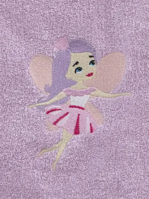 LINO Σετ Πετσέτες Παιδικές 2 τμχ (50x90,70x140) Hada Λιλά