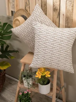 Μαξιλαροθήκη Giardino 02 - 65x65cm δαπέδου με γέμιση 