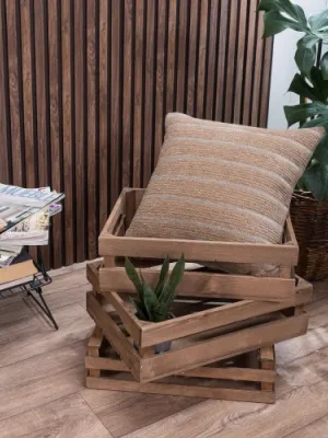 Μαξιλαροθήκη Jersey 05 - 65x65cm δαπέδου με γέμιση 