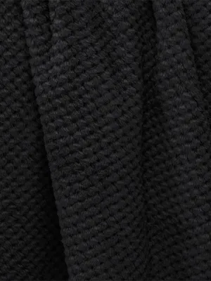 LINO Κουβέρτα Υπέρδιπλη (220x240) Fleece Napnest Μαύρο