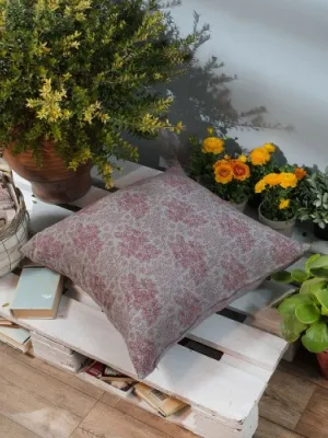 Μαξιλαροθήκη Monza 06 - 65x65cm δαπέδου με γέμιση 