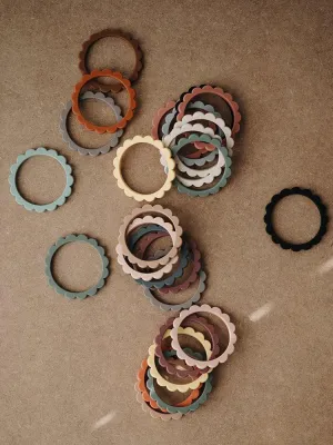 Σετ 3 Βραχιόλια Οδοντοφυΐας - Clay/Dried Thyme/Sunshine - Mushie