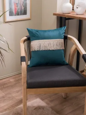 Μαξιλαροθήκη Velvet 13 Με Κρόσι - 30x50cm με γέμιση