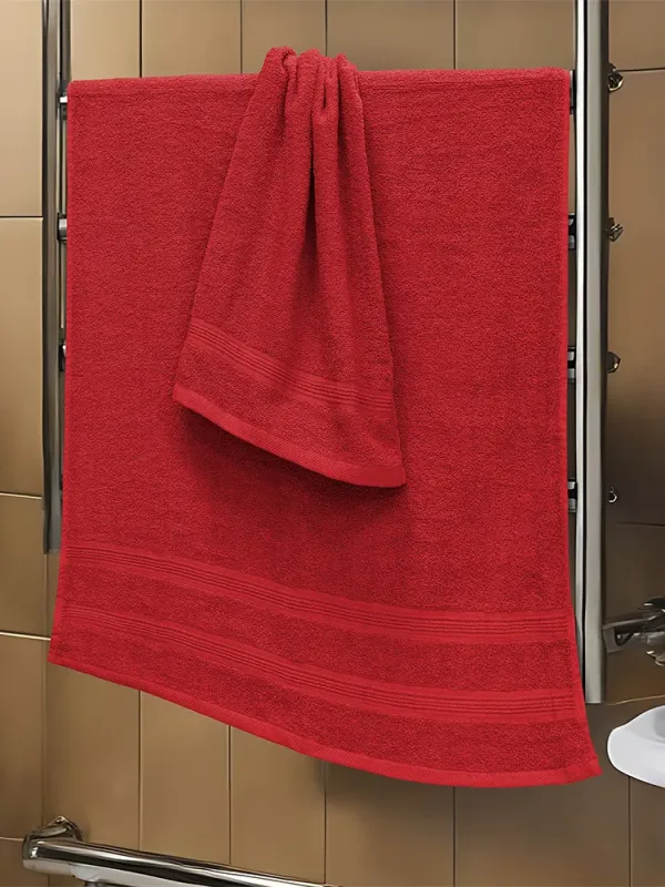 Προϊόν LINO ΠΕΤΣΕΤΑ MAREA RED 70X140 Εικόνα