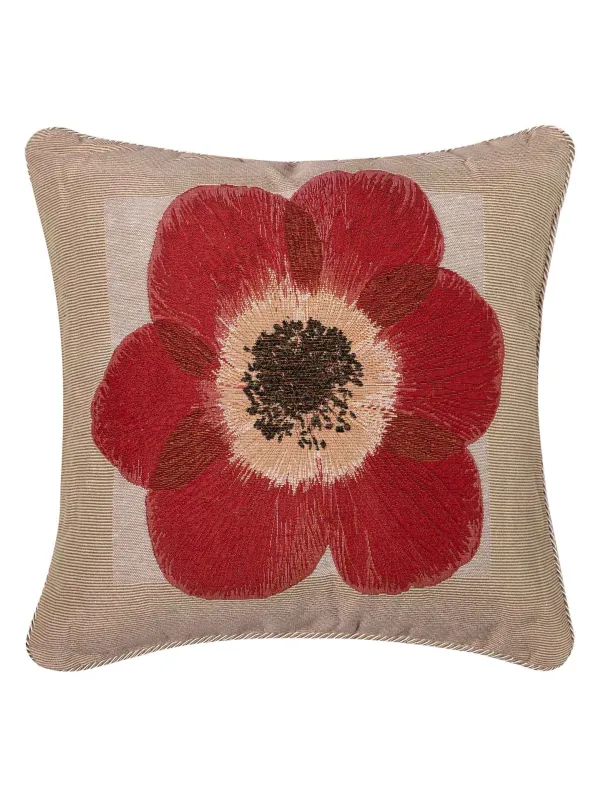 Προϊόν ΜΑΞΙΛΑΡΟΘΗΚΗ (45cm x 45cm) σενίλ λουλούδι4 Εικόνα