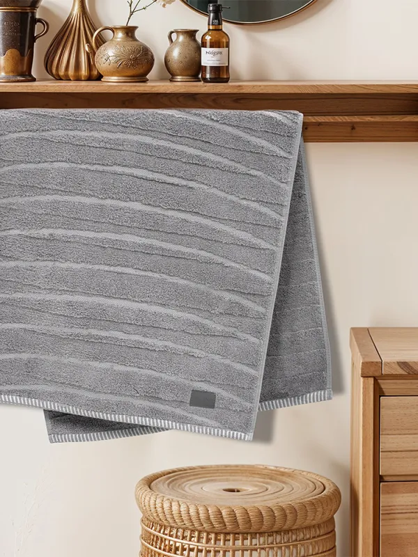 Προϊόν LINO Πετσέτα Προσώπου (50x100) Loomline Γκρι Εικόνα