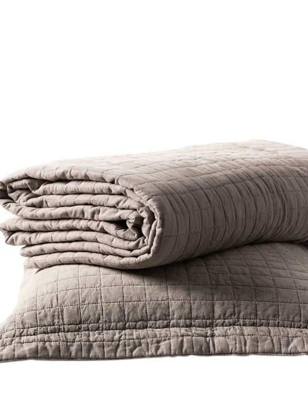 Προϊόν ΚΟΥΒΕΡΛΙ σετ (220cm x 240cm + 2 x 50cm x 70cm) STONEWASHED MPEZ Εικόνα