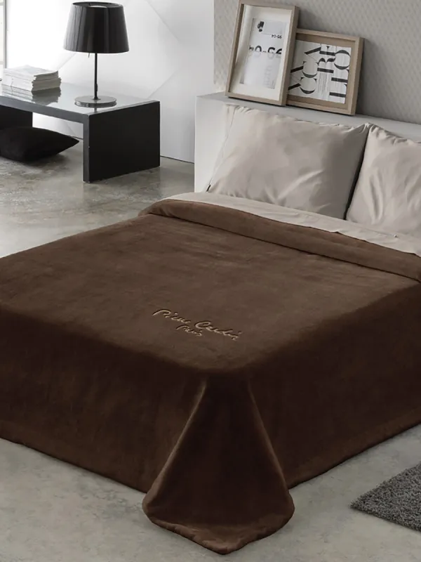 Προϊόν ΚΟΥΒΕΡΤΑ FLEECE PIERRE CARDIN ΜΟΝΗ 160X220  ROCHE 745 VISON (7) Εικόνα