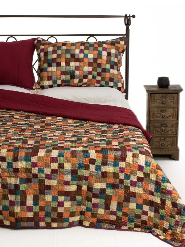 Προϊόν ΚΟΥΒΕΡΛΙ σετ (220cm x 240cm + 2 x 50cm x 70cm) ΣΚΑΚΙ Εικόνα