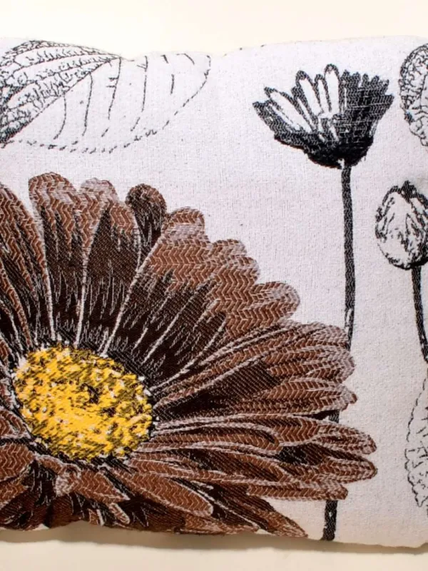 Προϊόν ΜΑΞΙΛΑΡΟΘΗΚΗ (45cm x 45cm) FLOWER BROWN  Εικόνα