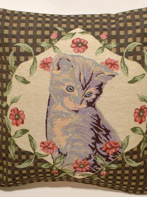 Προϊόν ΜΑΞΙΛΑΡΟΘΗΚΗ (45cm x 45cm) ROSES CAT Εικόνα