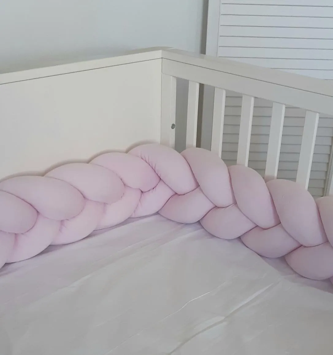 Πλεξούδα τριπλή βαμβακερή 20X200  με ειδική εσωτερική επένδυση Design 12 Oliver Baby