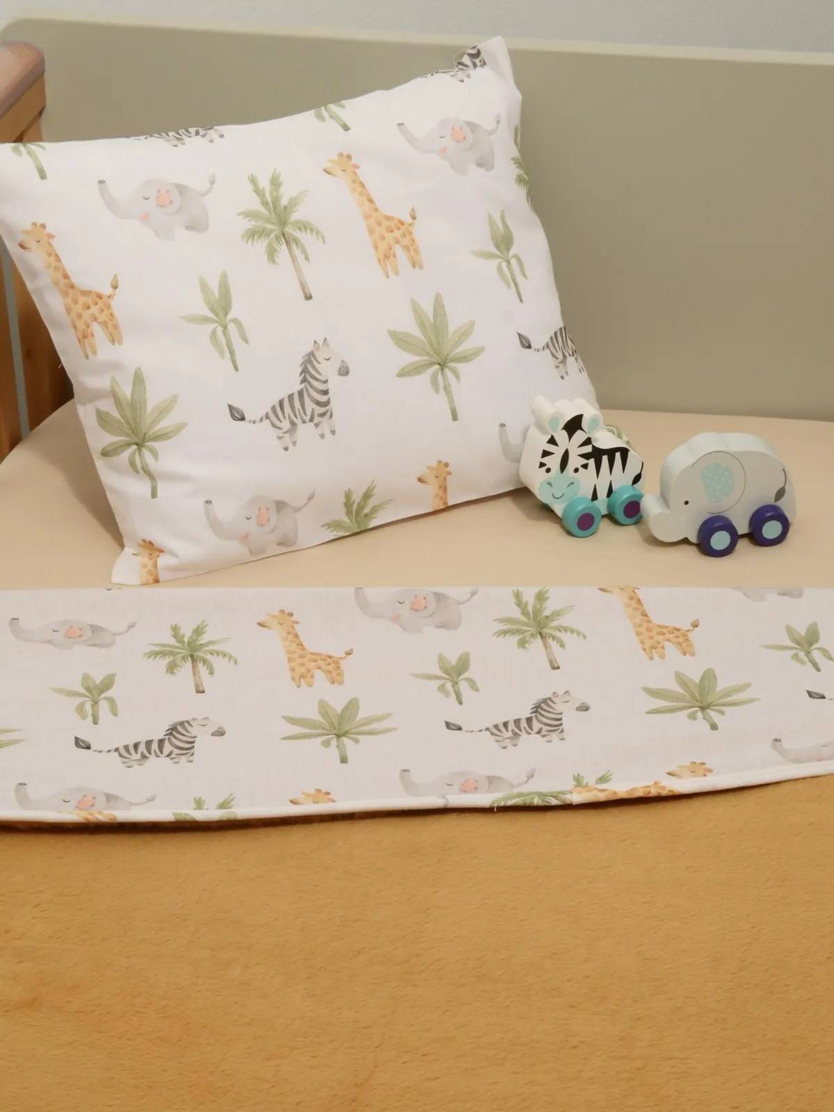 Minky ΝEW Κουβέρτα Λίκνου Διπλής Όψης 75x95 Des.424 Oliver Baby