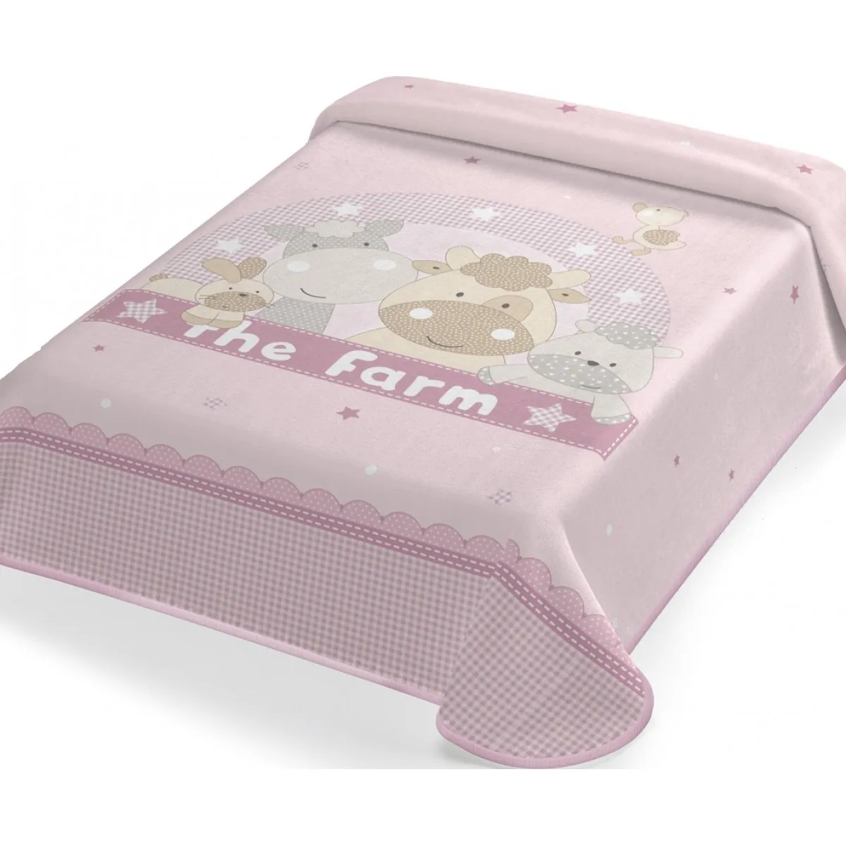 ΚΟΥΒΕΡΤΑ ΙΣΠΑΝΙΑΣ ΚΟΥΝΙΑΣ 110X140 BELPLA STER 664 PINK