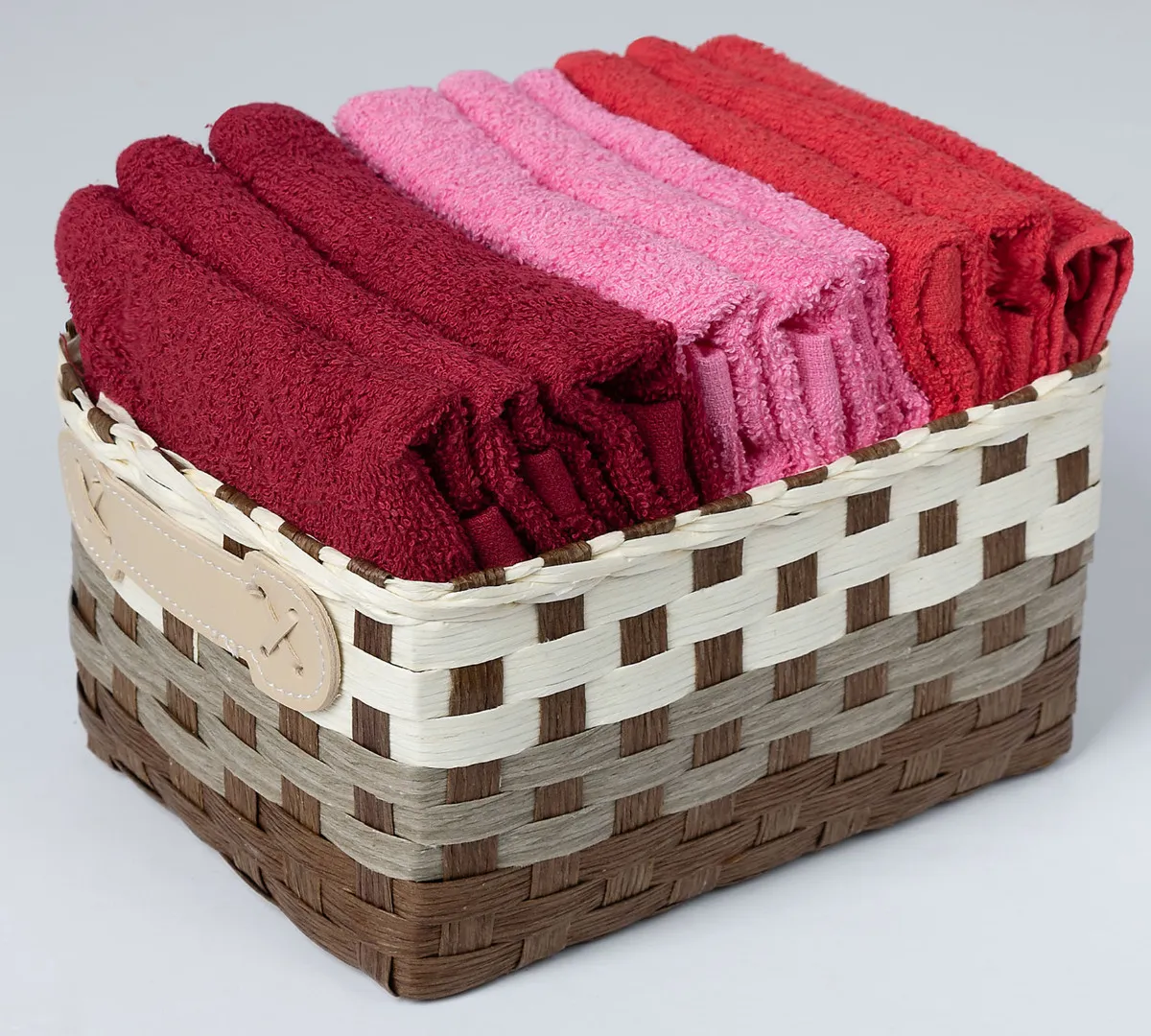 Σετ λαβέτες 9 τεμάχια (30cm x 30cm) κόκκινο