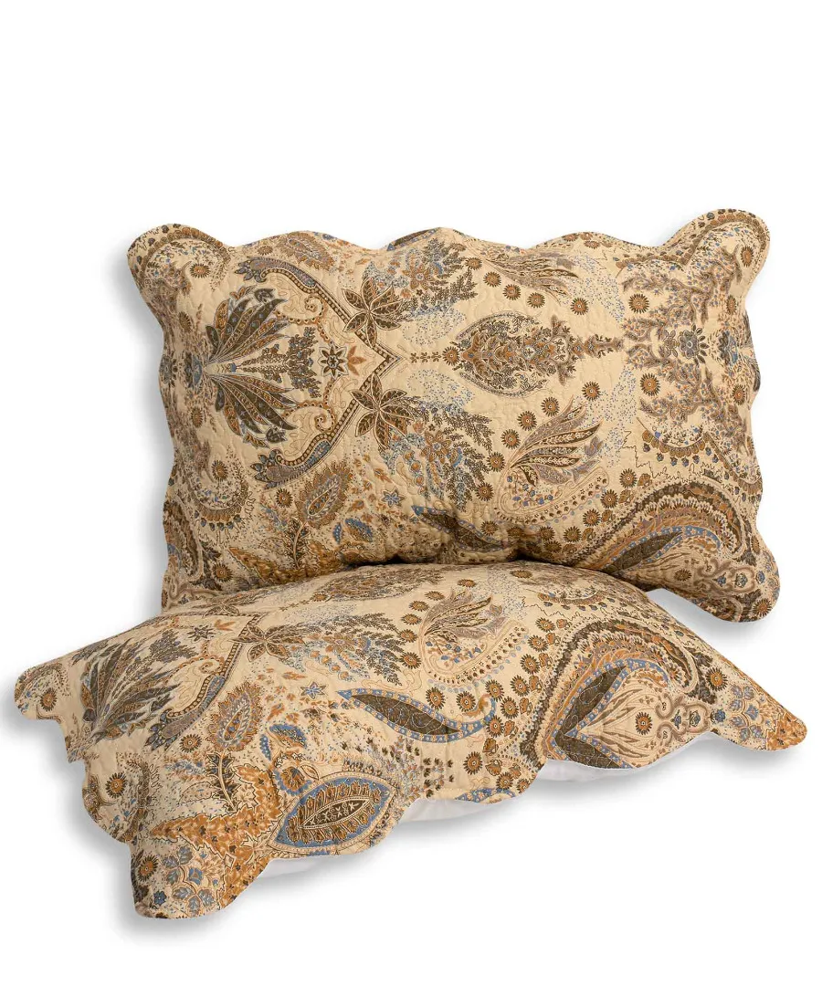 Μαξιλαροθήκη patch (48cm x 72cm) μπέζ λαχούρι τεμάχιο