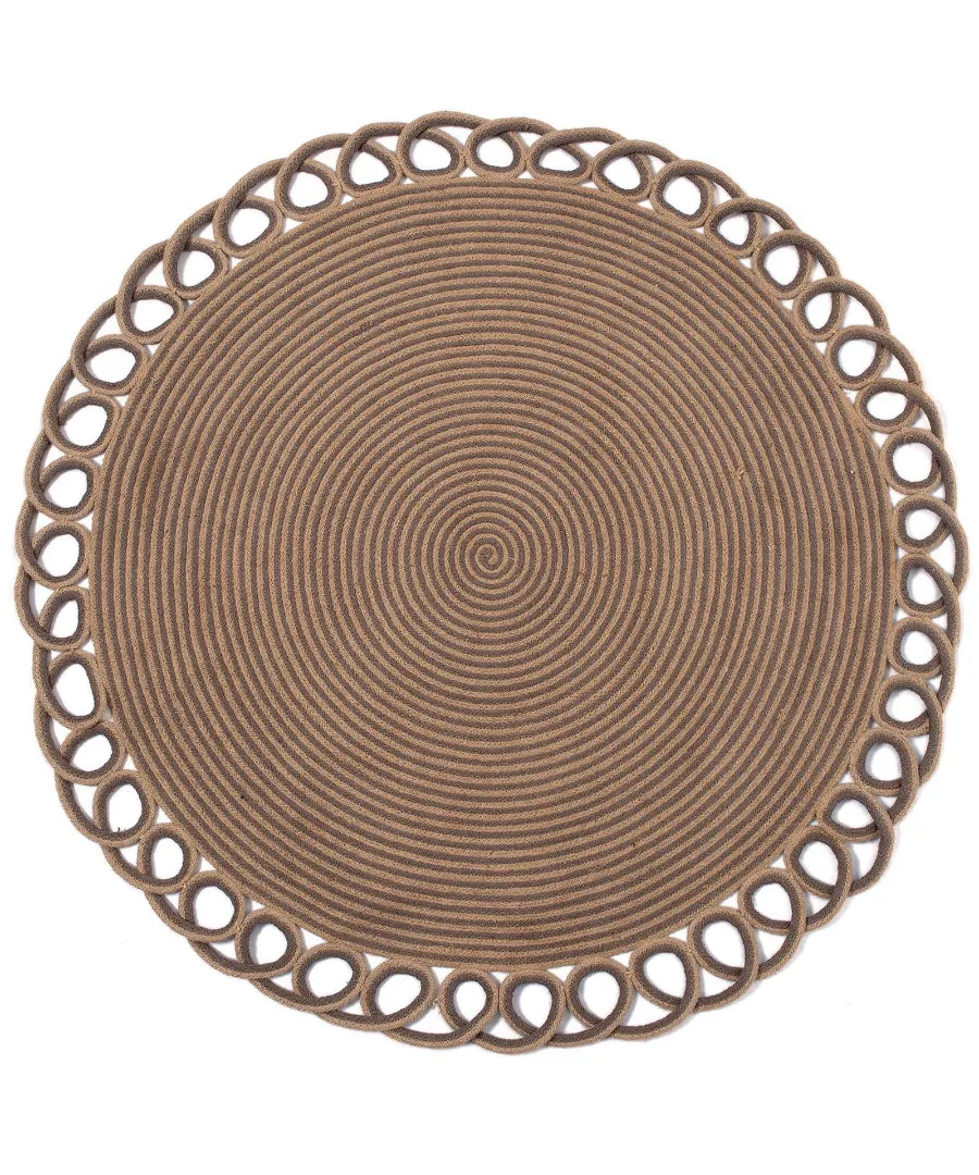 Χαλί γιούτα 1911 (120cm) light grey