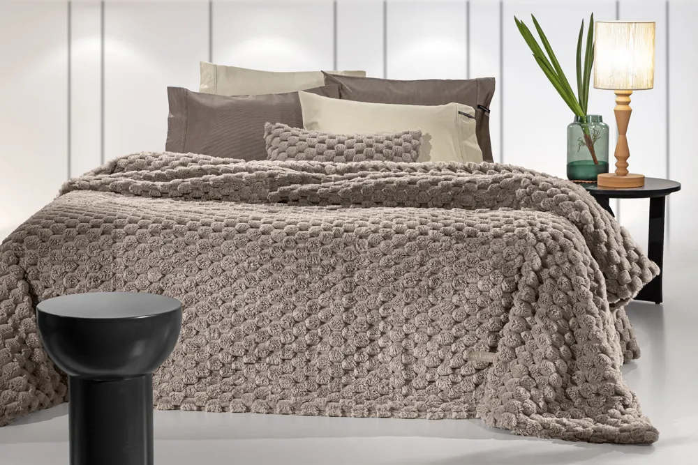Κουβέρτα Elixir Taupe 