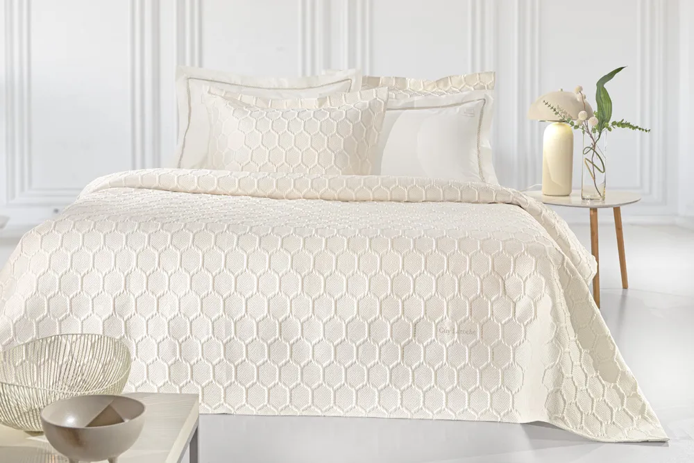 Σετ 3τμχ Κουβερλί Hive Ecru 