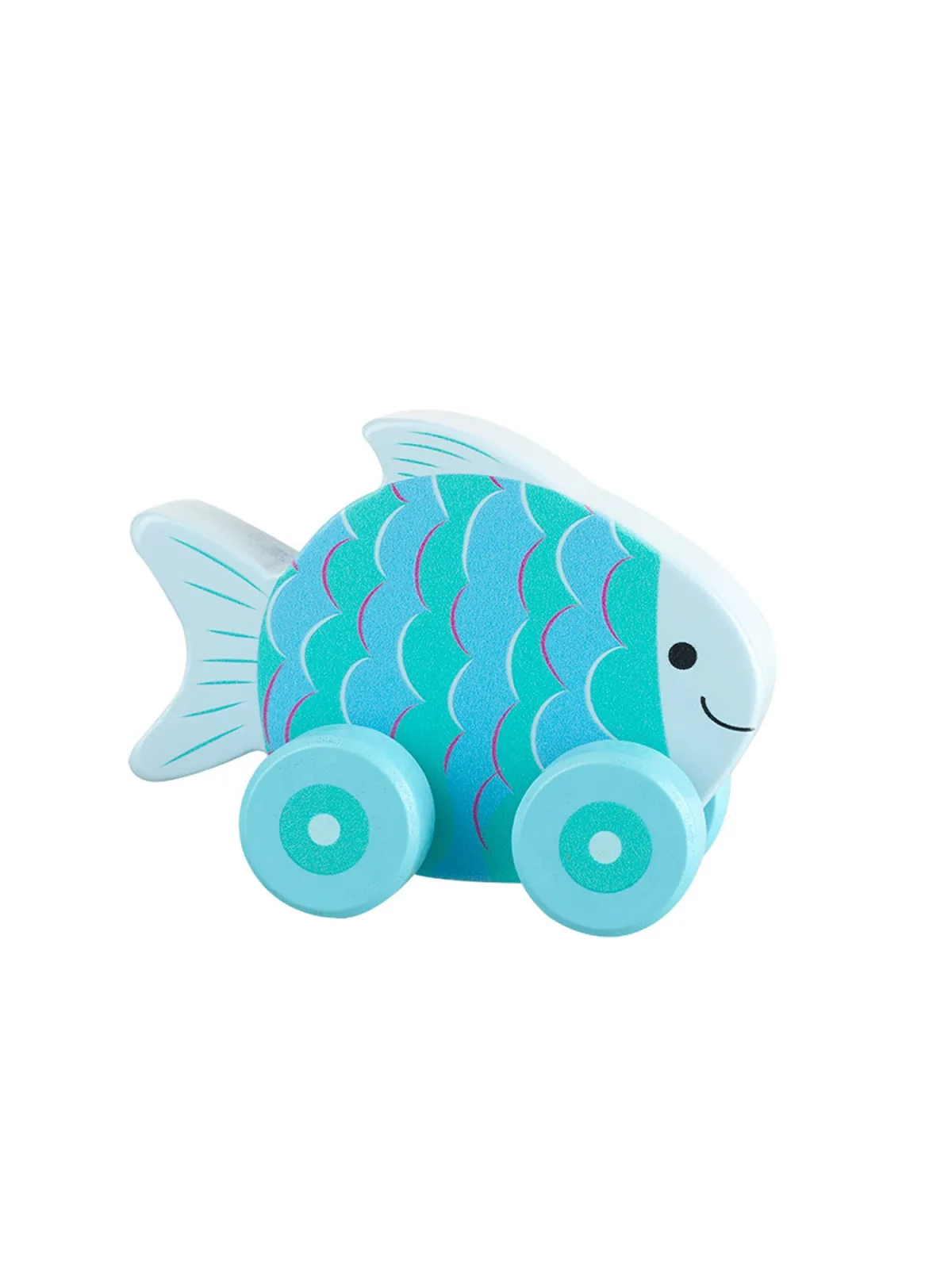 Ψαράκι Push & Pull Orange Tree Toys