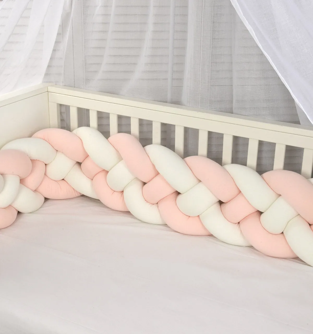 Πλεξούδα Τριπλή Βαμβακερή 20X200 Με Ειδική Εσωτερική Επένδυση Design 7766 Oliver Baby