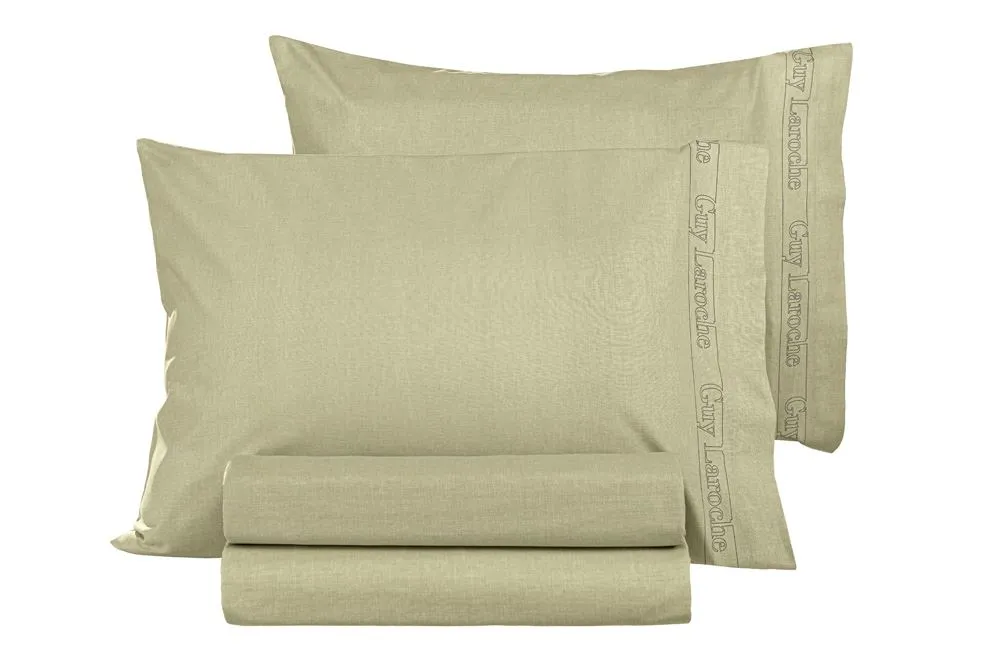 Ζεύγος Μαξιλαροθήκες Color Plus Olive 