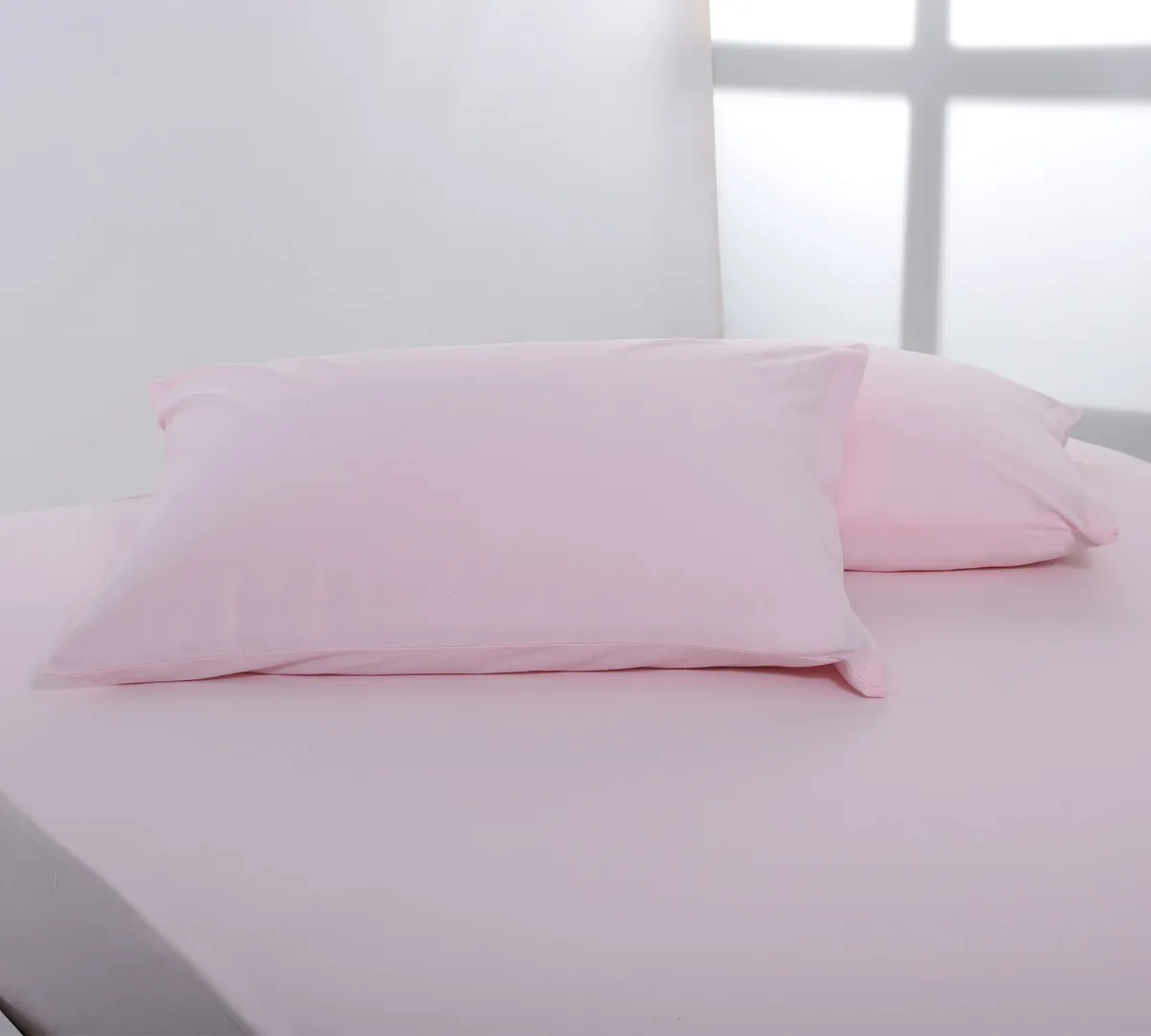 Ζευγάρι μαξιλαροθήκες jersey (50cm x 70cm) pink