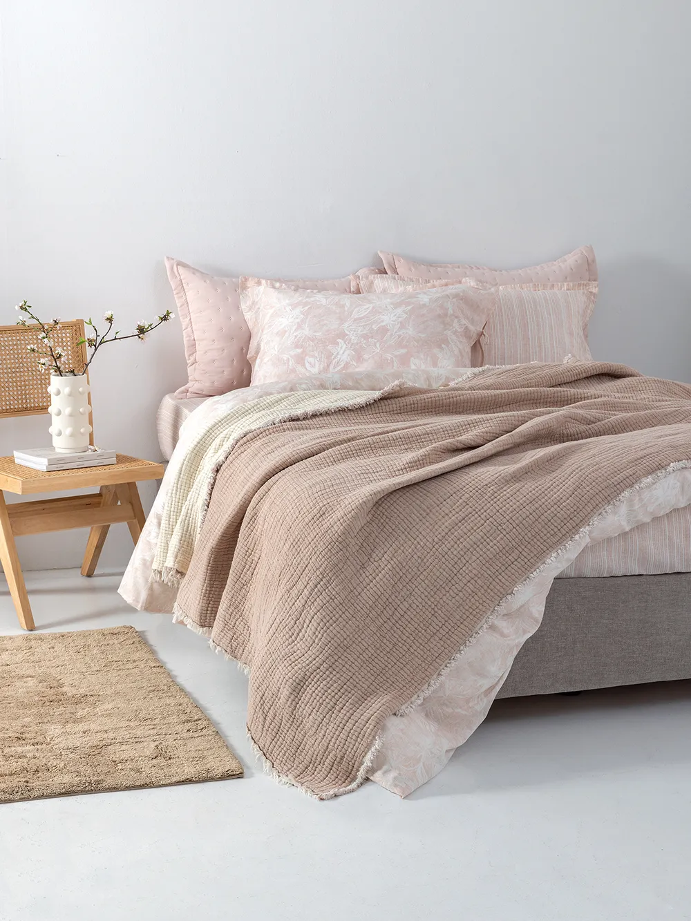 Κουβέρτα muslin 170x240 MOUS BEIGE