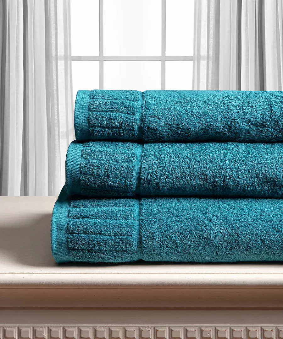 Βαμβακερή πετσέτα ΜΕΛΩΔΙΑ 600gsm (75cm x 150cm) teal