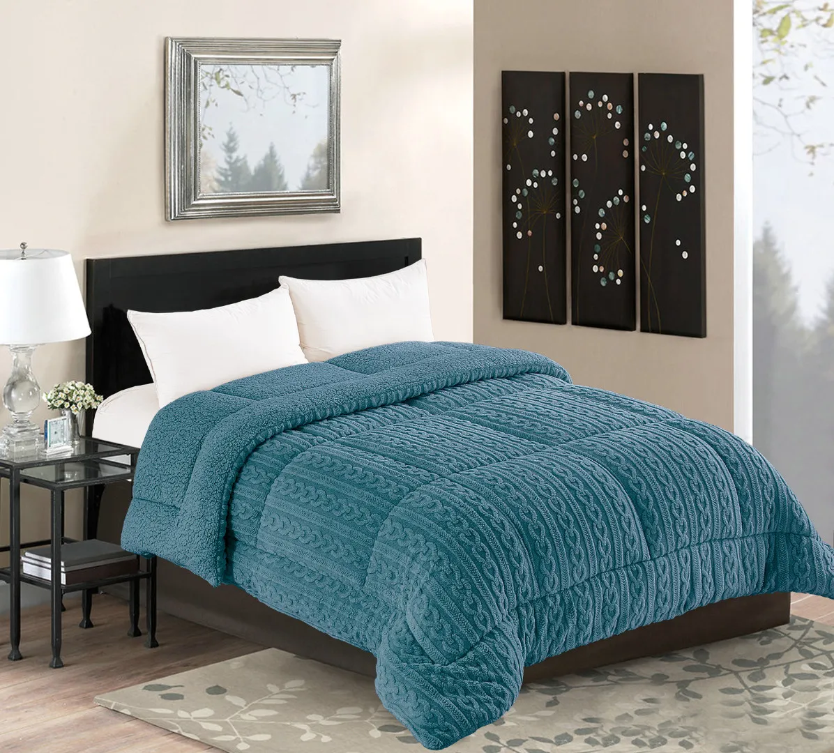 Κουβερτοπάπλωμα braid (220cm x 240cm) ραφ