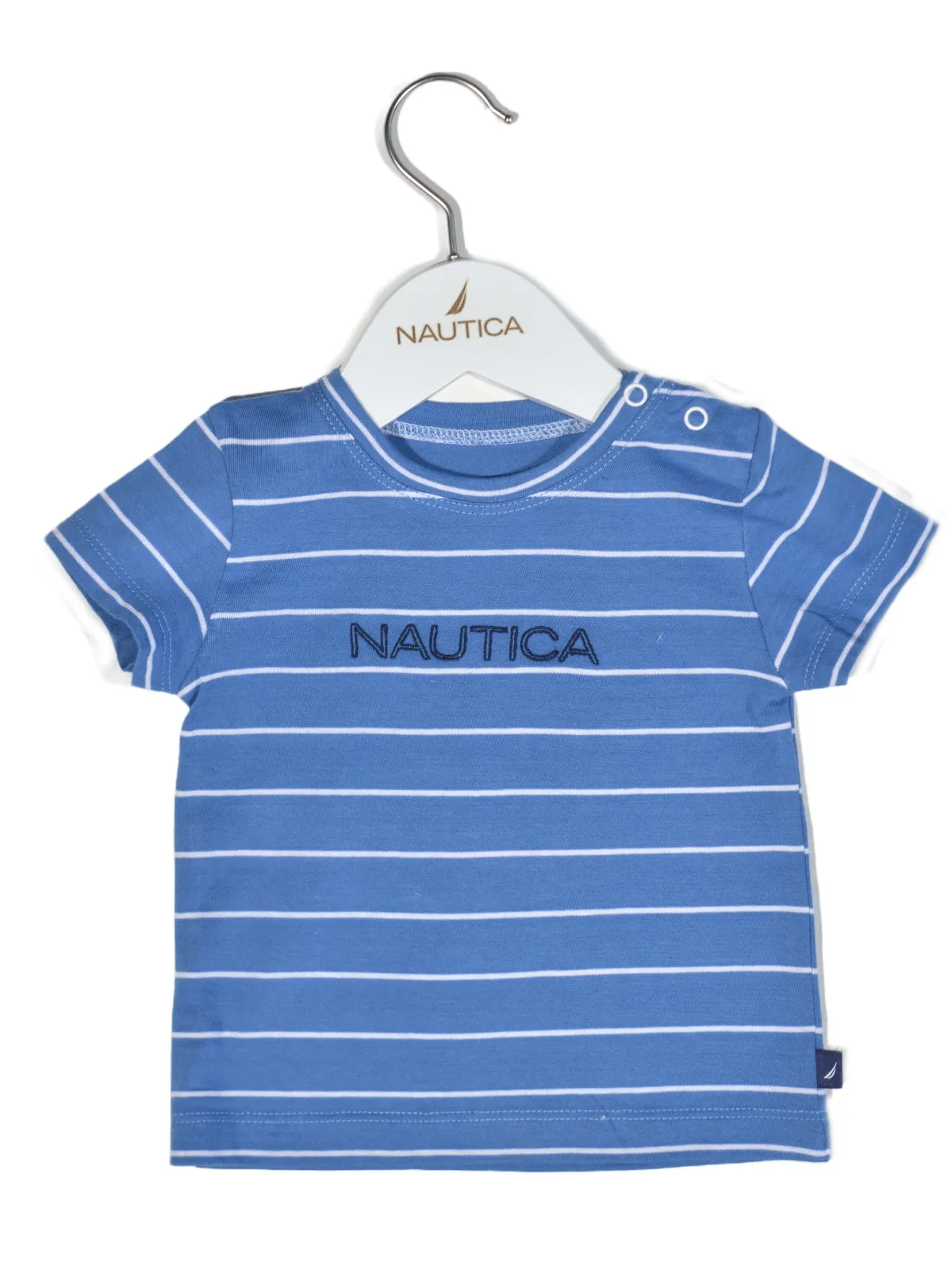 T-Shirt Jersey Organic Design 11  Μπλε Ριγέ 98cm 3 ετών