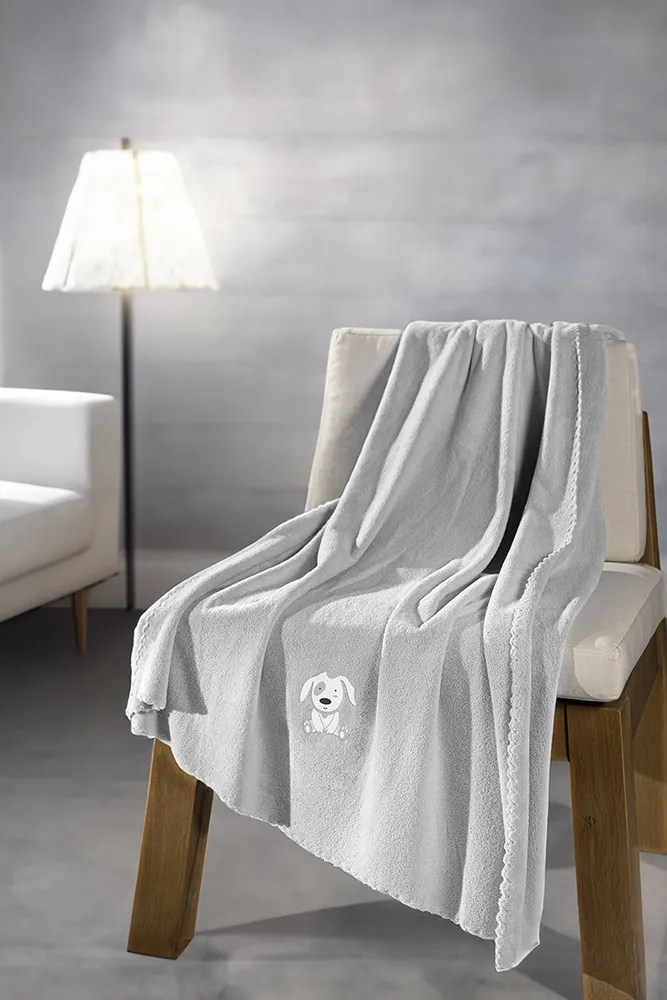 Κουβέρτα κούνιας Puppy Silver 
