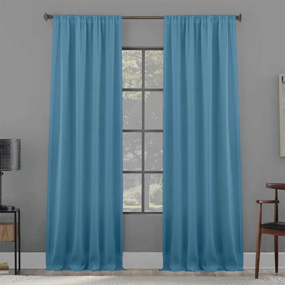 LINO ΚΟΥΡΤΙΝΑ DELTA ΜΕ ΤΡΕΣΑ PETROL 140X235