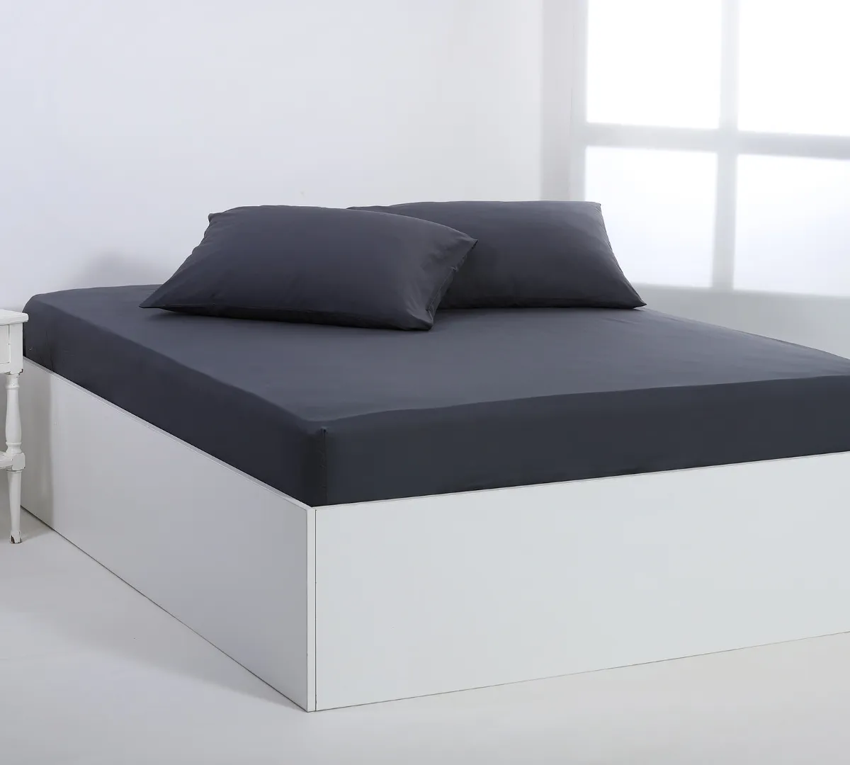 Βαμβακερό σεντόνι essentials (105cm x 200cm + 35cm) turbulence