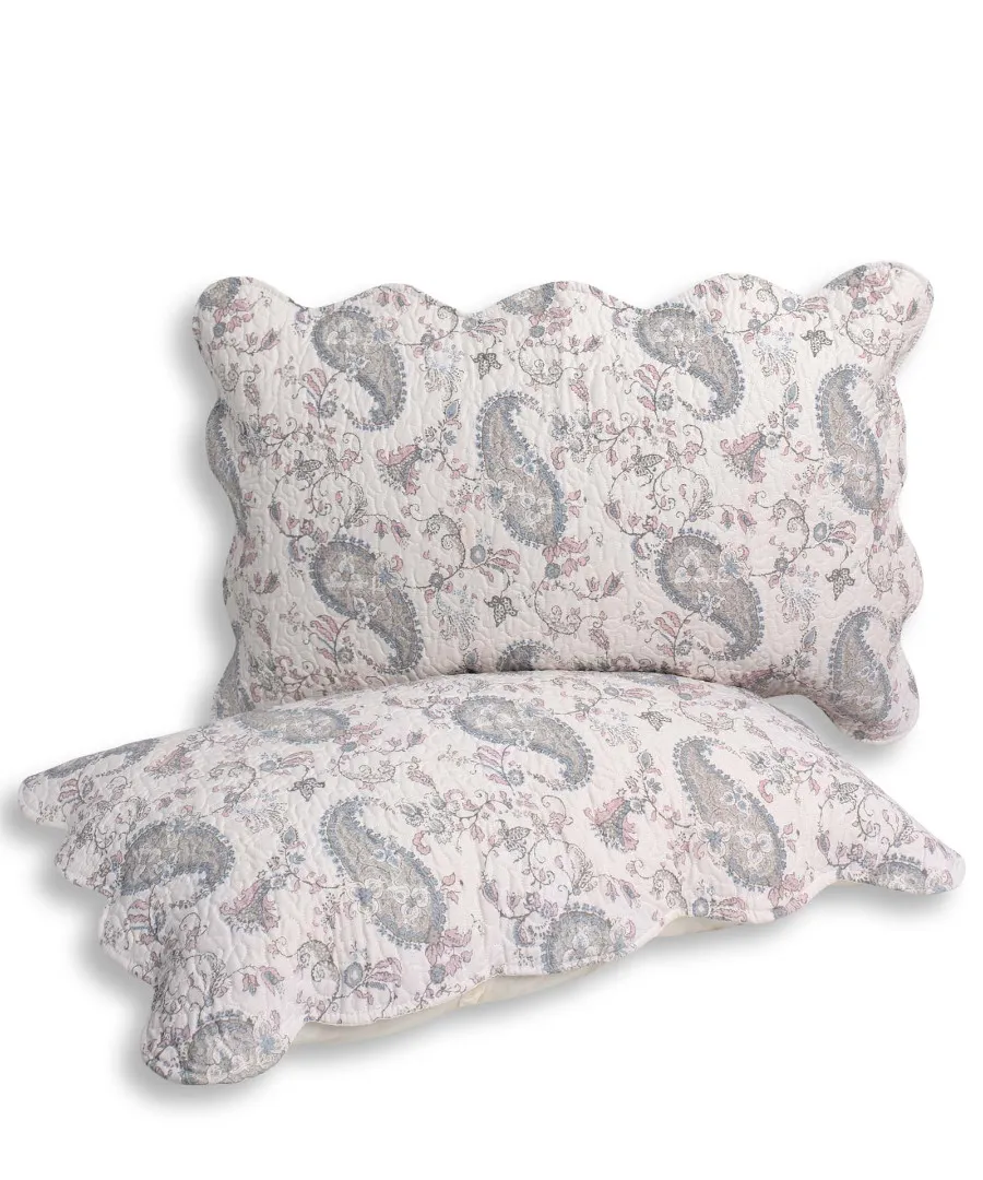 Μαξιλαροθήκη patch (48cm x 72cm) σιέλ λαχούρι τεμάχιο