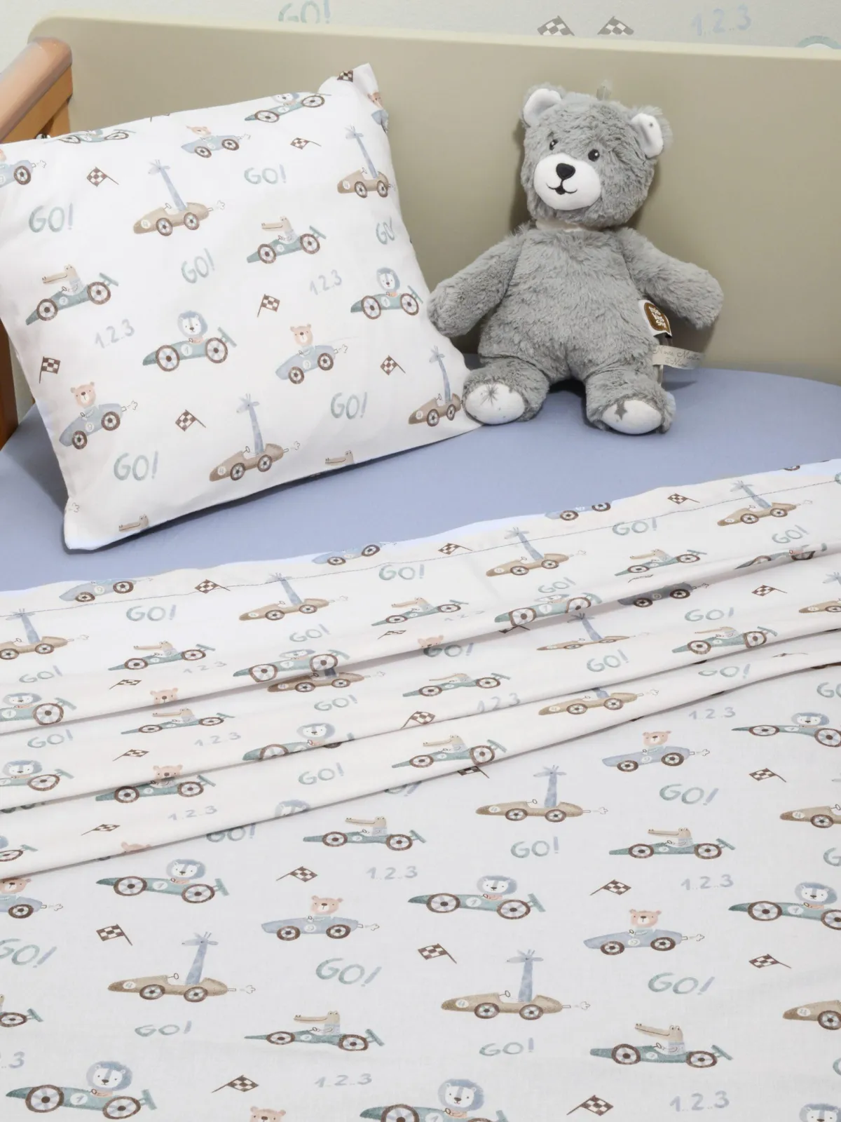 Σετ Σεντόνια Κούνιας 3 τεμ.110x170 με Λάστιχο Des.421 Oliver Baby