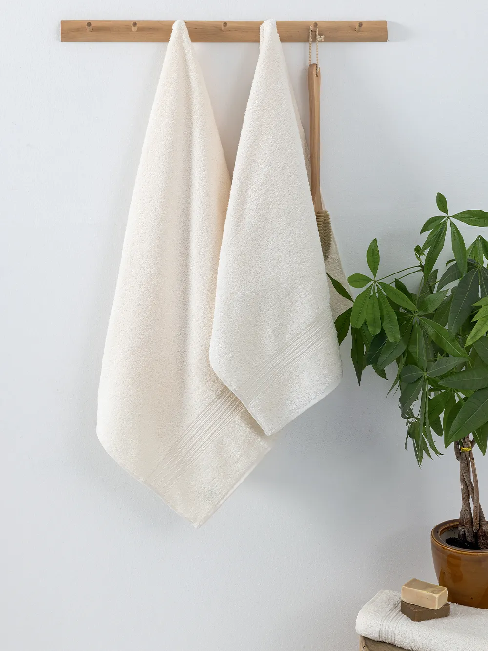 Σετ Πετσετες Towels Collection BLAN ECRU